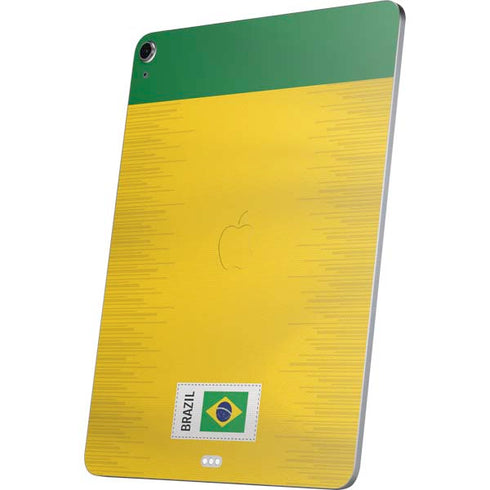 Brazil Soccer Flag Apple iPad Air Skin